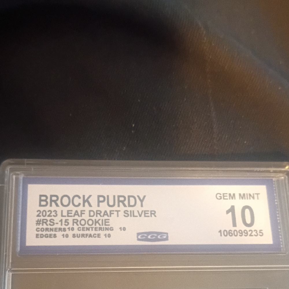 Brock Purdy Rookie Card - Picture 7 of 12